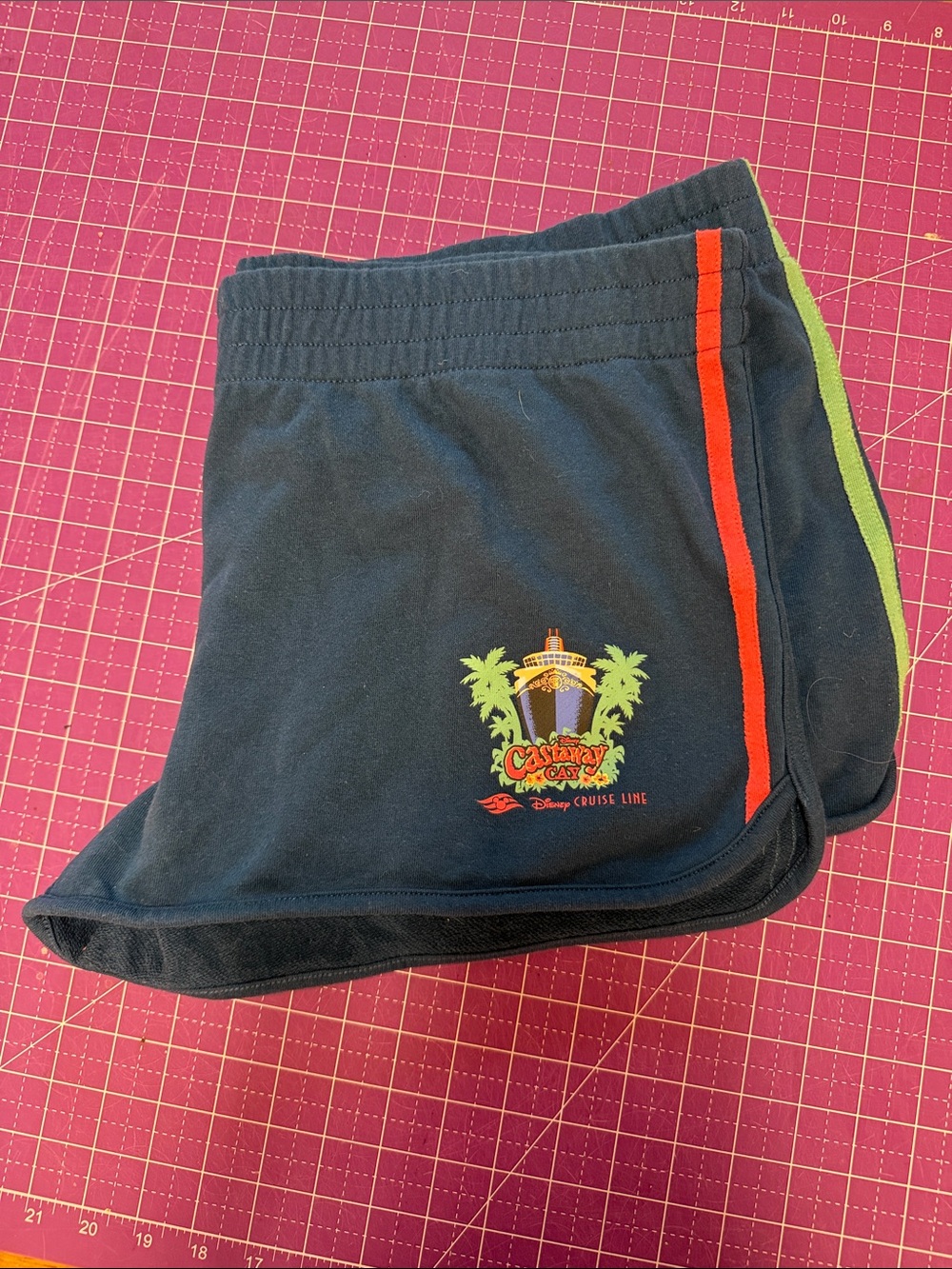 Castaway Cay Navy Women’s Athletic Shorts